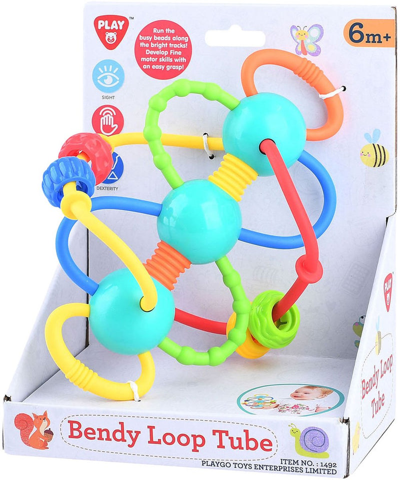Afbeelding laden in galerijviewer, Playgo babyspeeltje buig bogen met kralen
