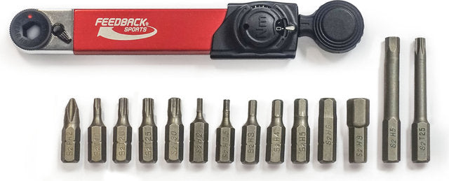 Afbeelding laden in galerijviewer, Feedback sports range torque wrench w bit set
