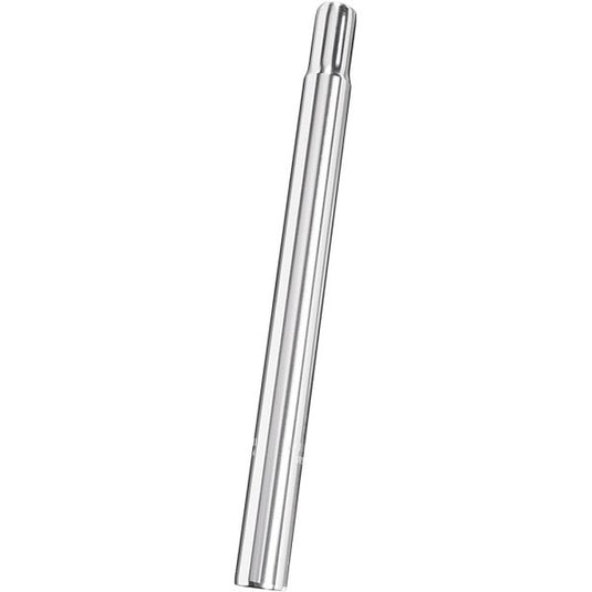 Zadelpen kaars ø27,2mm 300mm aluminium - zilver