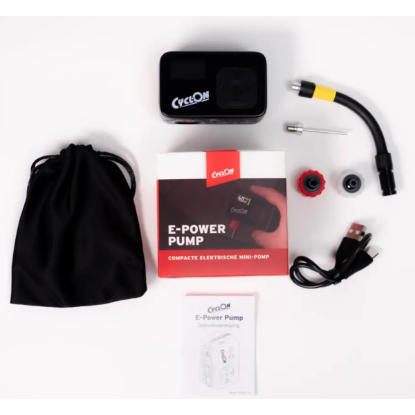 Afbeelding laden in galerijviewer, Cyclon elektrische pomp e-power pump 8,3bar zwart
