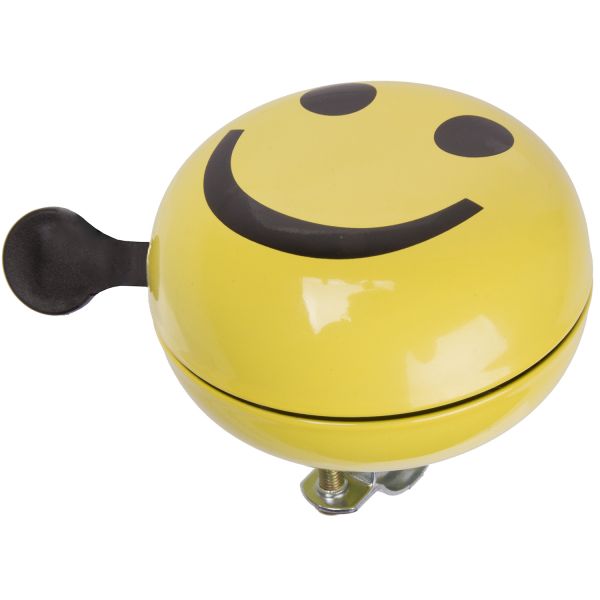 Afbeelding laden in galerijviewer, M-wave fietsbel ding-dong ø80mm - smiley yellow
