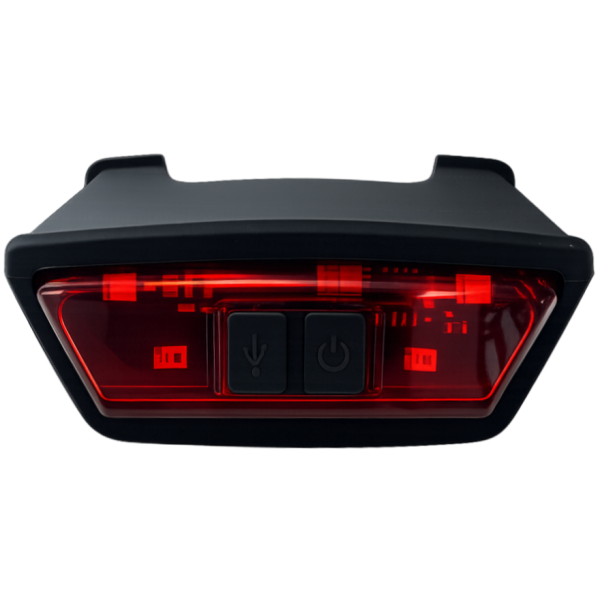 Afbeelding laden in galerijviewer, Ked achterlicht embrace mtb helm - led - usb oplaadbaar
