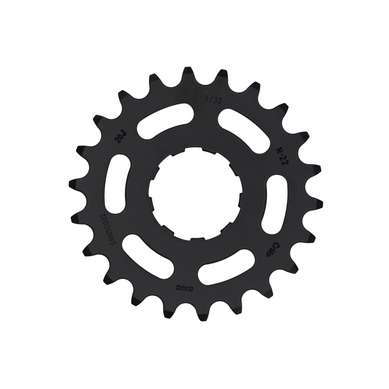 Afbeelding laden in galerijviewer, KMC Tandwiel 22T Zwart (Chromoly)
