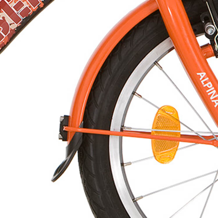 Afbeelding laden in galerijviewer, Alpina Spatbord set 16 sunny orange
