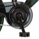 Alpina crankstel 33t 114 mat zwart met disc