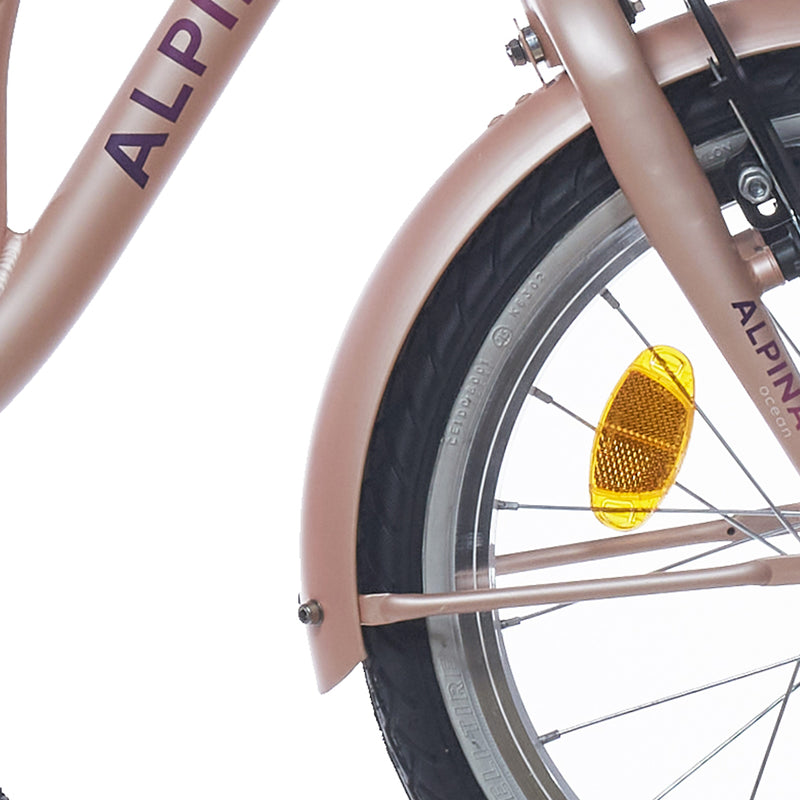 Afbeelding laden in galerijviewer, Alpina spatbord set + stang 16 ocean misty pink matt

