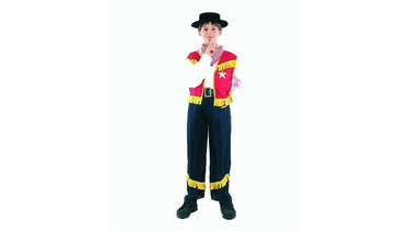 Clown kinderkostuum cowboy 7-9 jaar
