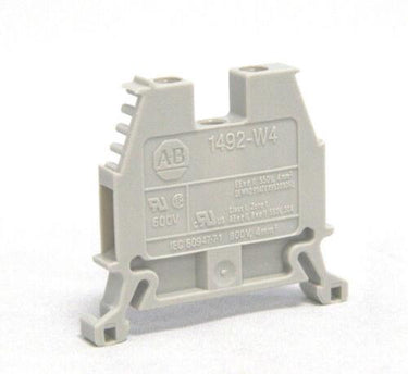 Allen-bradley railklem 4mm grijs