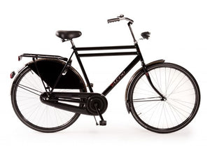 Aldo 28 inch opafiets dubbel buis glans zwart 65cm