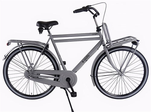 Aldo 28 inch opafiets cargo 3v 65cm nardo grey