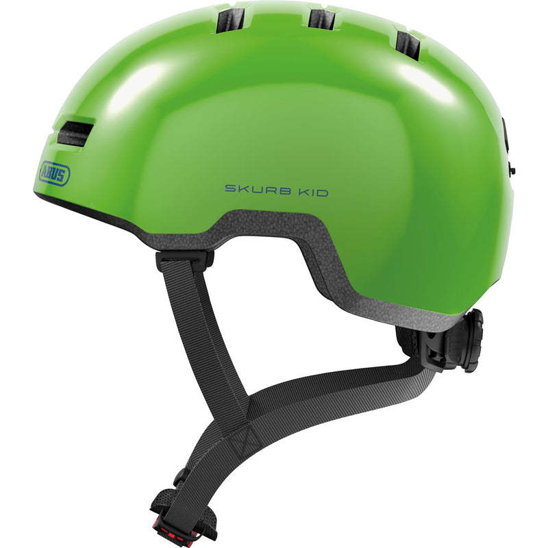 Afbeelding laden in galerijviewer, Abus Helm Skurb Kid shiny green S 45-50cm
