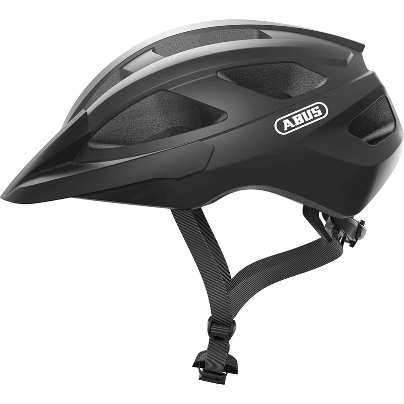 Afbeelding laden in galerijviewer, Abus Helm MacatGoud matt Zwart M 52-58cm
