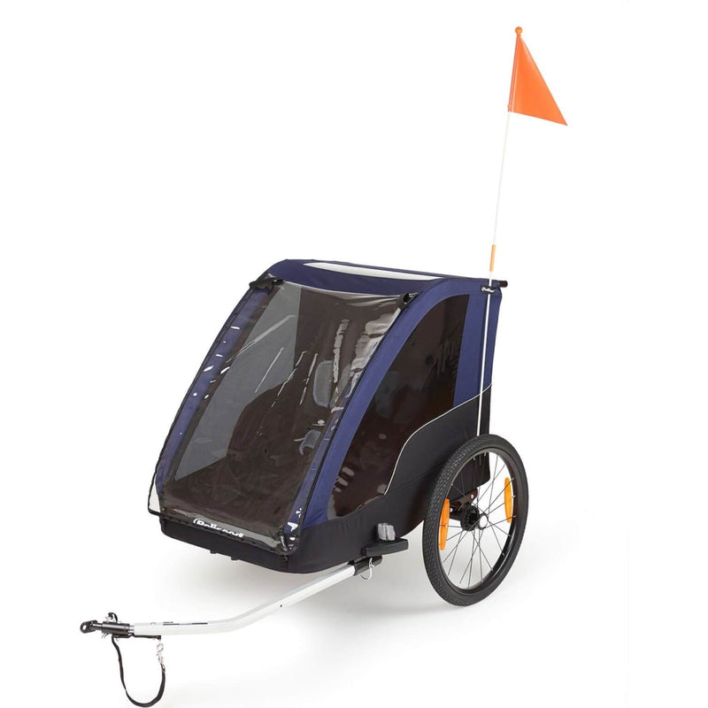 Afbeelding laden in galerijviewer, Polisport Fietskar Duo Blauw 117x86x94cm
