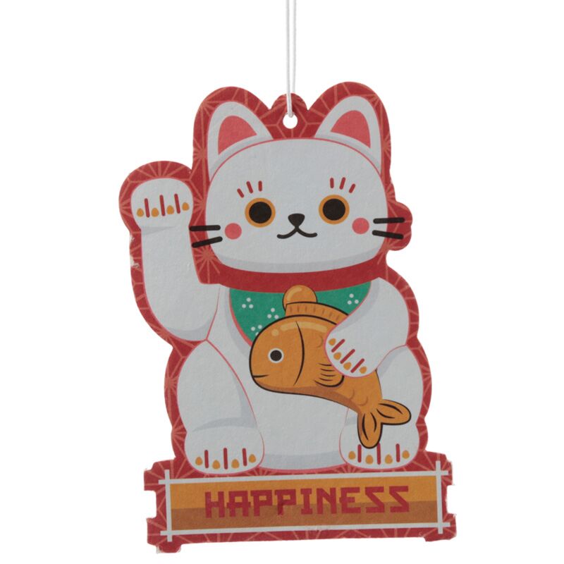 Afbeelding laden in galerijviewer, Jasmijn - witte maneki neko luchtverfrisser
