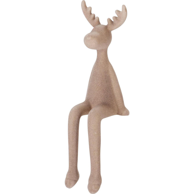 Afbeelding laden in galerijviewer, Rendier zittend 30cm 2ass kl
