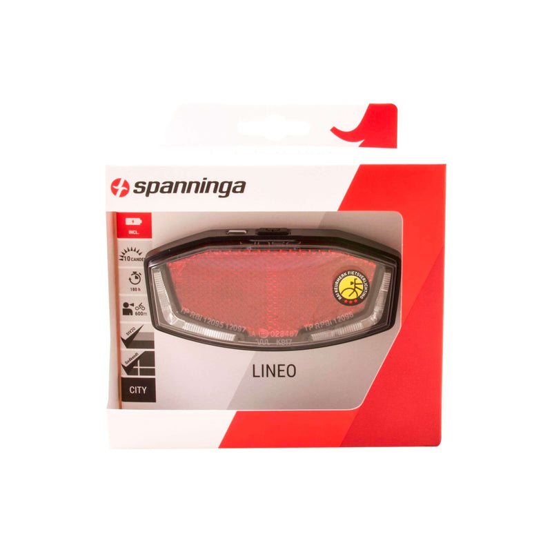 Afbeelding laden in galerijviewer, Spanninga achterlicht lineo xb batterij 50 80mm
