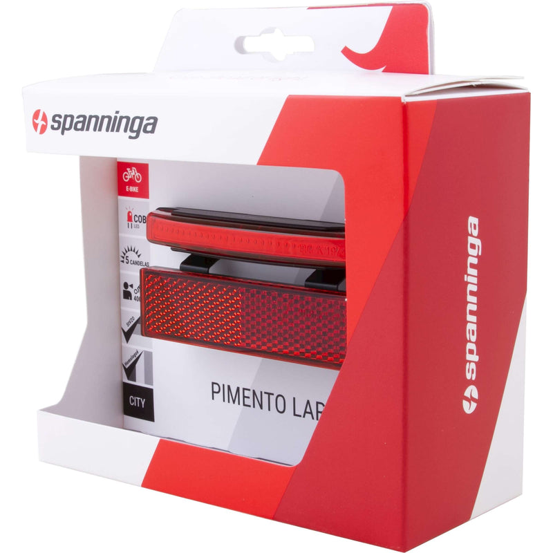 Afbeelding laden in galerijviewer, Spanninga achterlicht pimento large xe e-bike 6-48v 80mm
