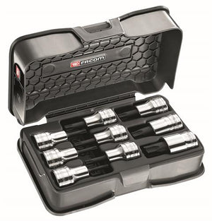 Facom set van 9 schroevendraaierdoppen torx 1 2 - amex.3apb
