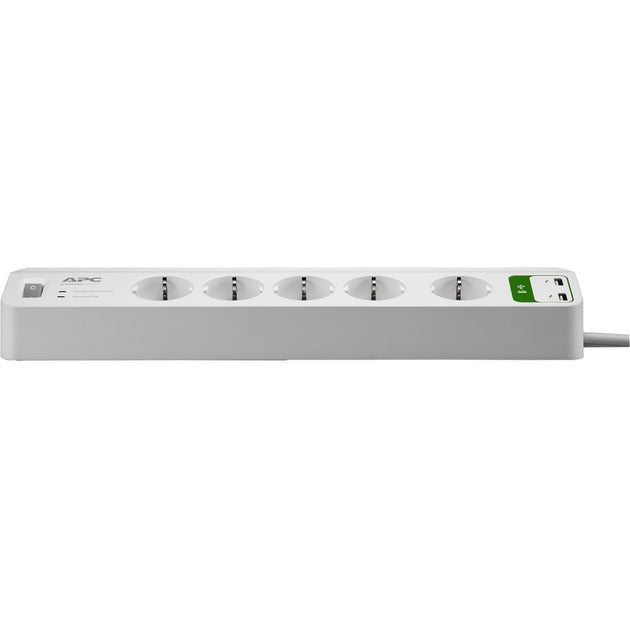 Afbeelding laden in galerijviewer, APC Stekkerdoos met overspanningsbeveiliging (+USB)

