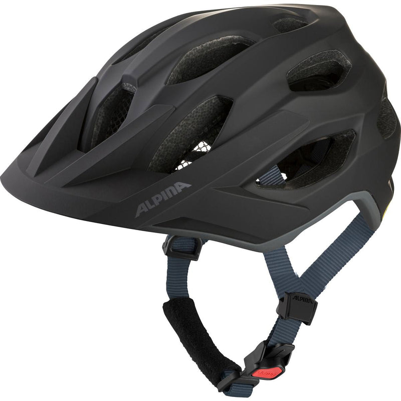 Afbeelding laden in galerijviewer, Olympic sportswear alpina sports mtb helm apax mips 57-62 mat zwart
