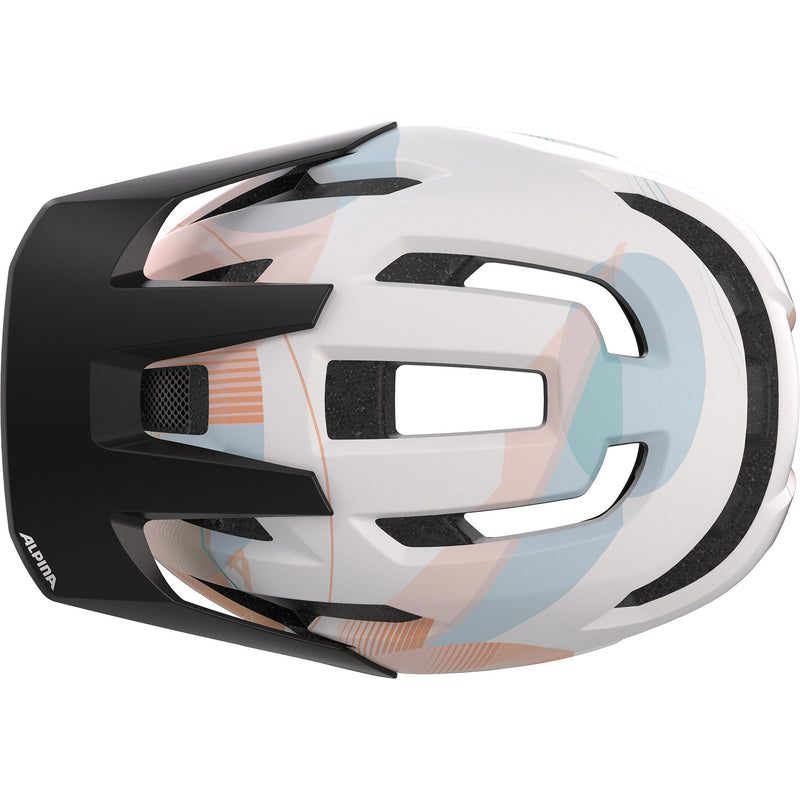 Afbeelding laden in galerijviewer, Olympic sportswear alpina sports mtb helm taunus mips 52-56 mat wit zand
