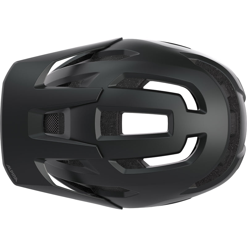 Afbeelding laden in galerijviewer, Olympic sportswear alpina sports mtb helm taunus 52-56 mat zwart grijs
