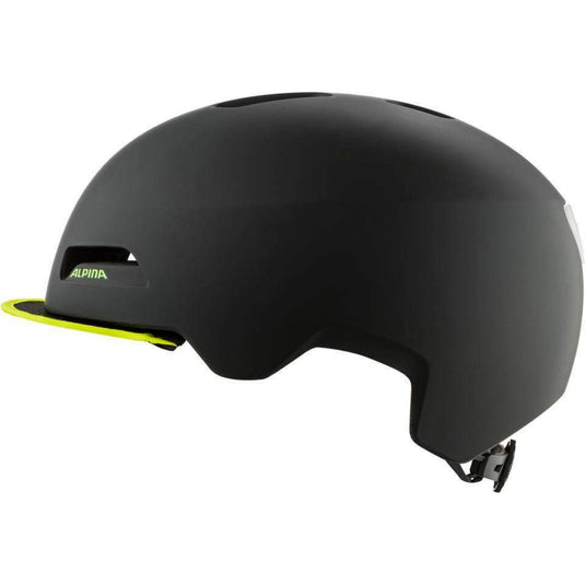 Alpina sports urban helm brooklyn 57-61 mat zwart geel