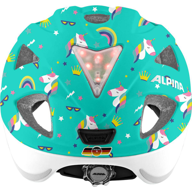 Afbeelding laden in galerijviewer, Olympic sportswear alpina sports kinderhelm ximo flash unicorn 45-49 glans
