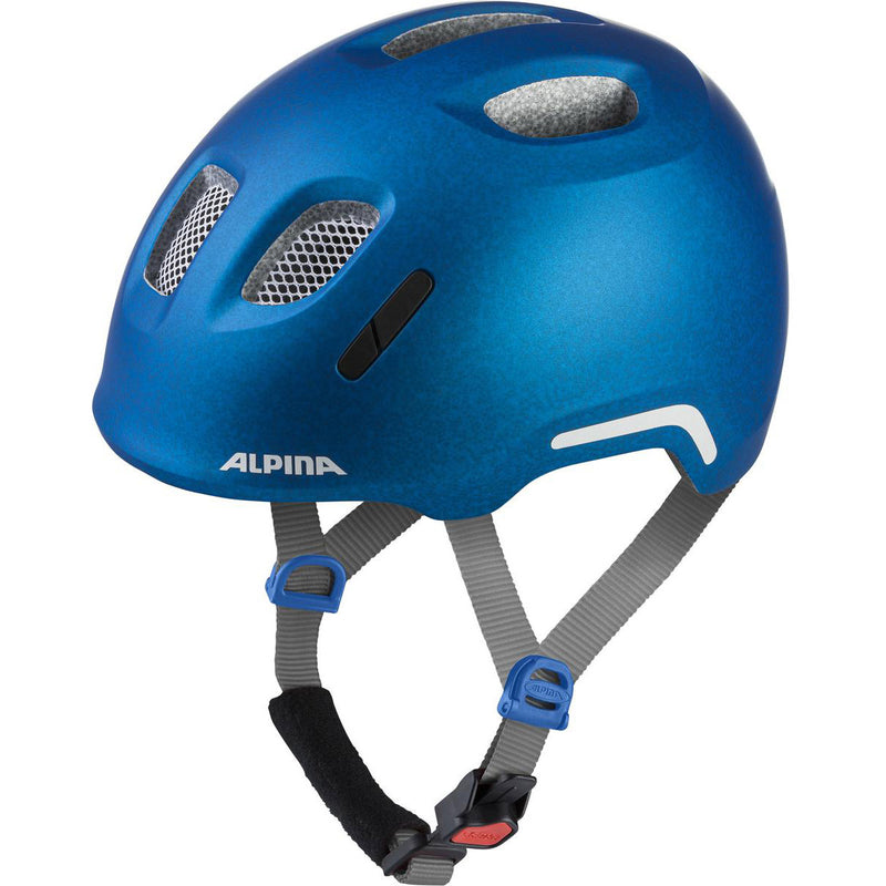 Afbeelding laden in galerijviewer, Olympic sportswear alpina sports kinderhelm ximo 2 flash blue 45-49 mat
