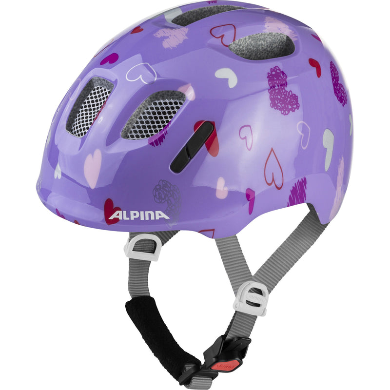 Afbeelding laden in galerijviewer, Olympic sportswear alpina sports kinderhelm ximo 2 purple hearts 45-49 glans
