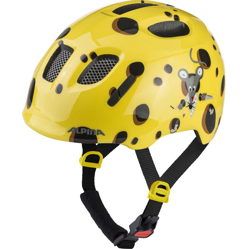 Afbeelding laden in galerijviewer, Olympic sportswear alpina sports kinderhelm ximo 2 yellow gouda 47-51 glans
