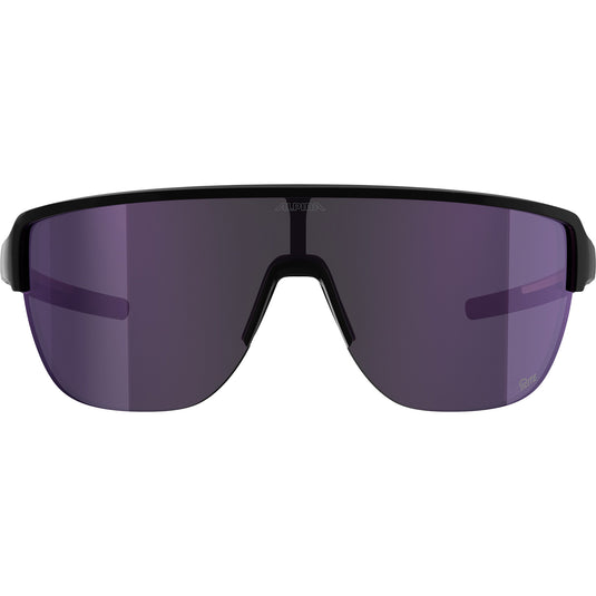 Olympic sportswear alpina sports sportbril ram 2.0 q-lite paars sp. glans zwart