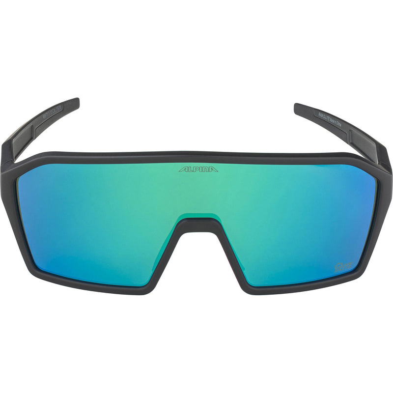 Afbeelding laden in galerijviewer, Olympic sportswear alpina sports sportbril ram q-lite jade spiegellens zwart
