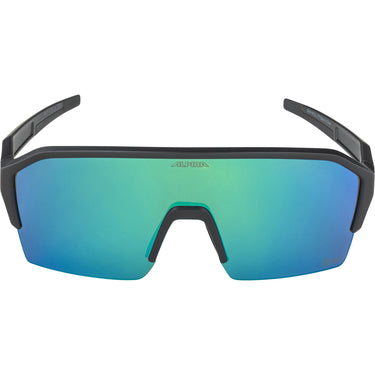 Olympic sportswear alpina sports sportbril ram hr q-lite jade spiegellens zwart