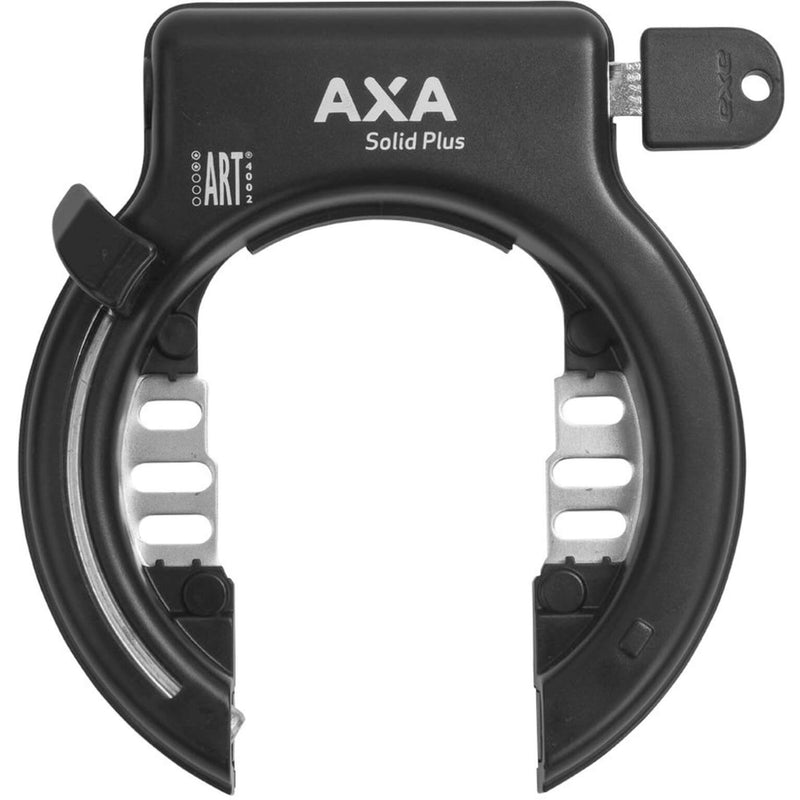 Afbeelding laden in galerijviewer, Axa Solid Plus zwart ringslot - ART2, 11 15 beschermingsniveau
