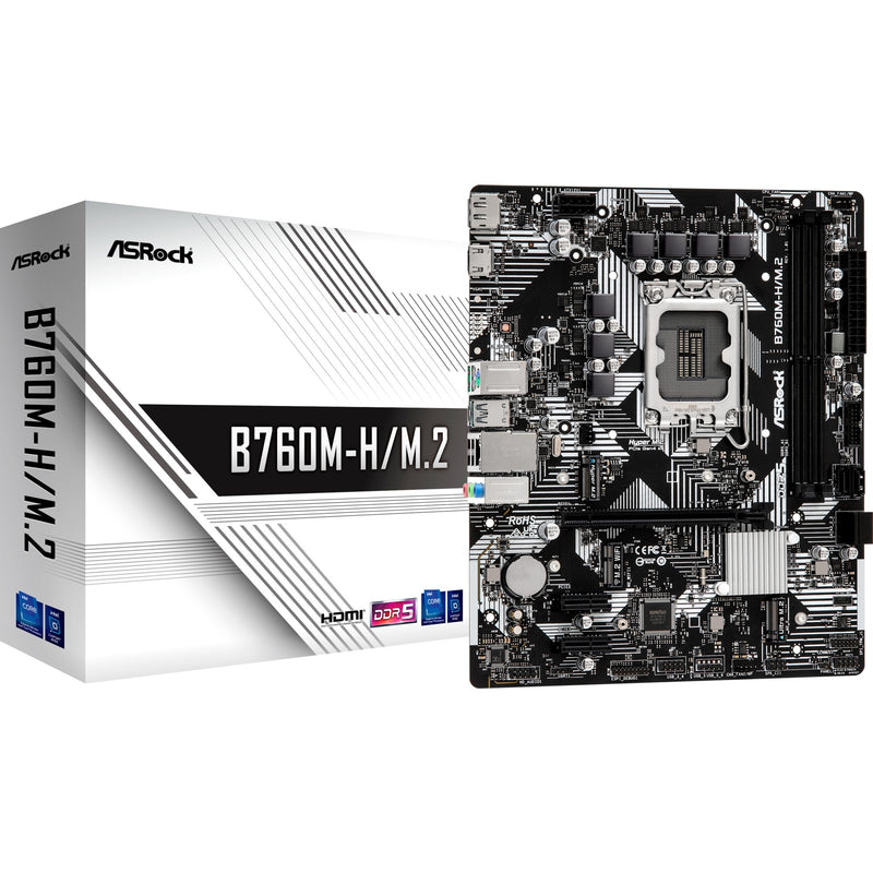 Afbeelding laden in galerijviewer, ASRock B760M-H M.2
