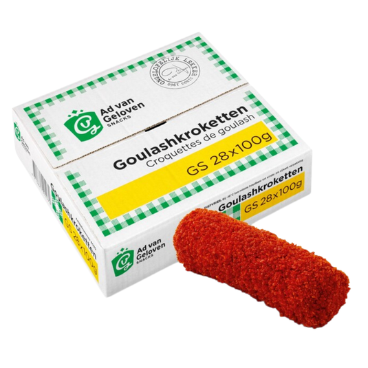 Ad van geloven goulashkroket (28x 100 gr)