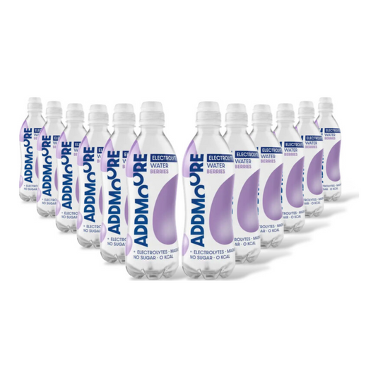 Addmoore electrolyte water berries pet (12x 500ml)