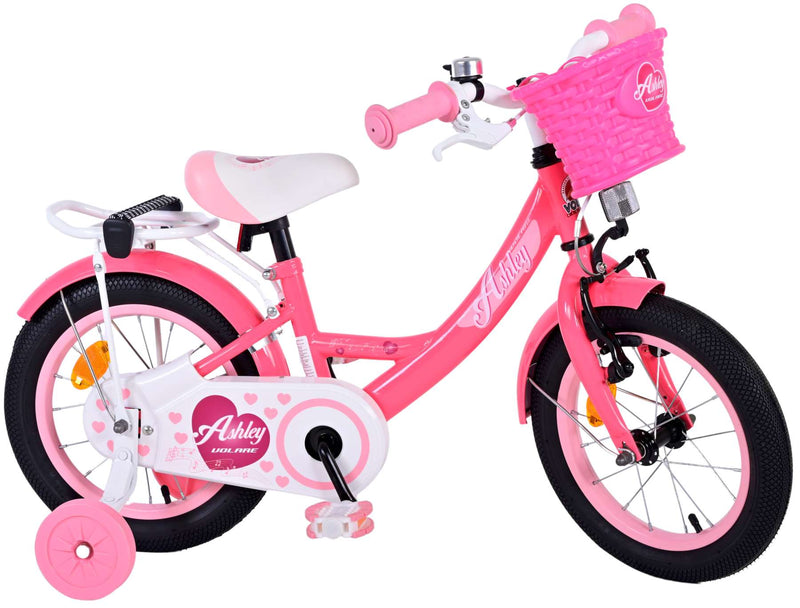 Afbeelding laden in galerijviewer, Volare Ashley Kinderfiets - Meisjes - 14 inch - Roze Rood
