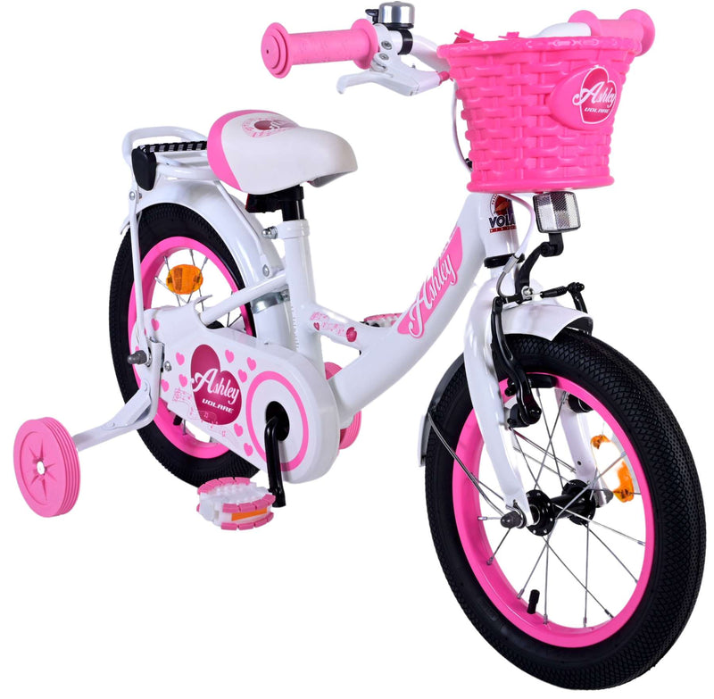 Afbeelding laden in galerijviewer, Volare Ashley Kinderfiets - Meisjes - 14 inch - Wit
