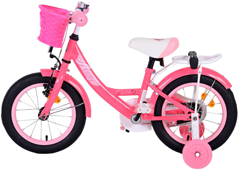 Afbeelding laden in galerijviewer, Volare Ashley Kinderfiets - Meisjes - 14 inch - Roze Rood

