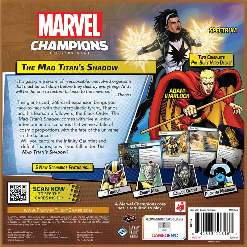 Afbeelding laden in galerijviewer, Asmodee champions the mad titan's shadow expansio
