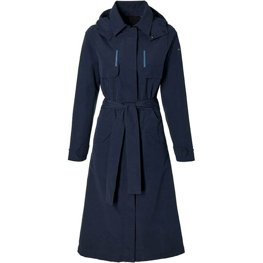 Basil trenchcoat mosse dames night blue s