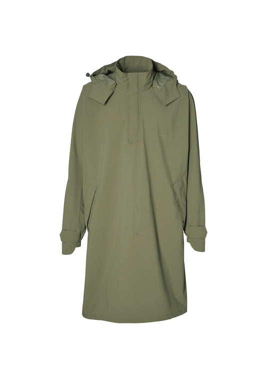 Basil poncho mosse unisex olive green m l