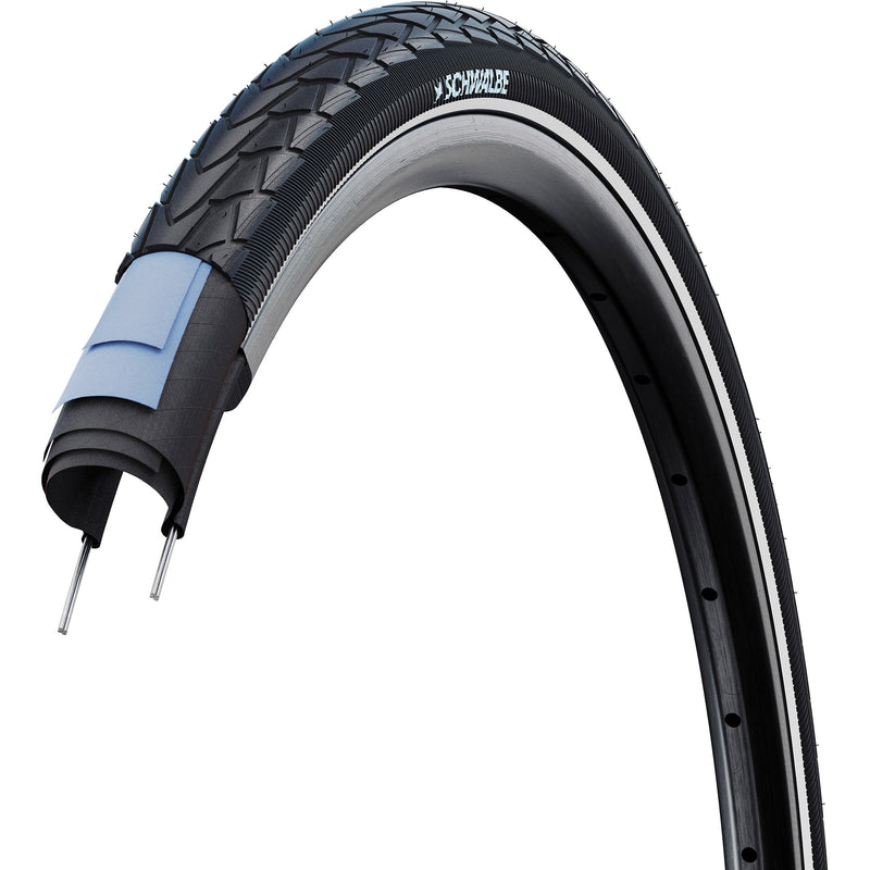 Afbeelding laden in galerijviewer, Schwalbe buitenband 20x1.50 40-406 refl - marathon racer rg zwart
