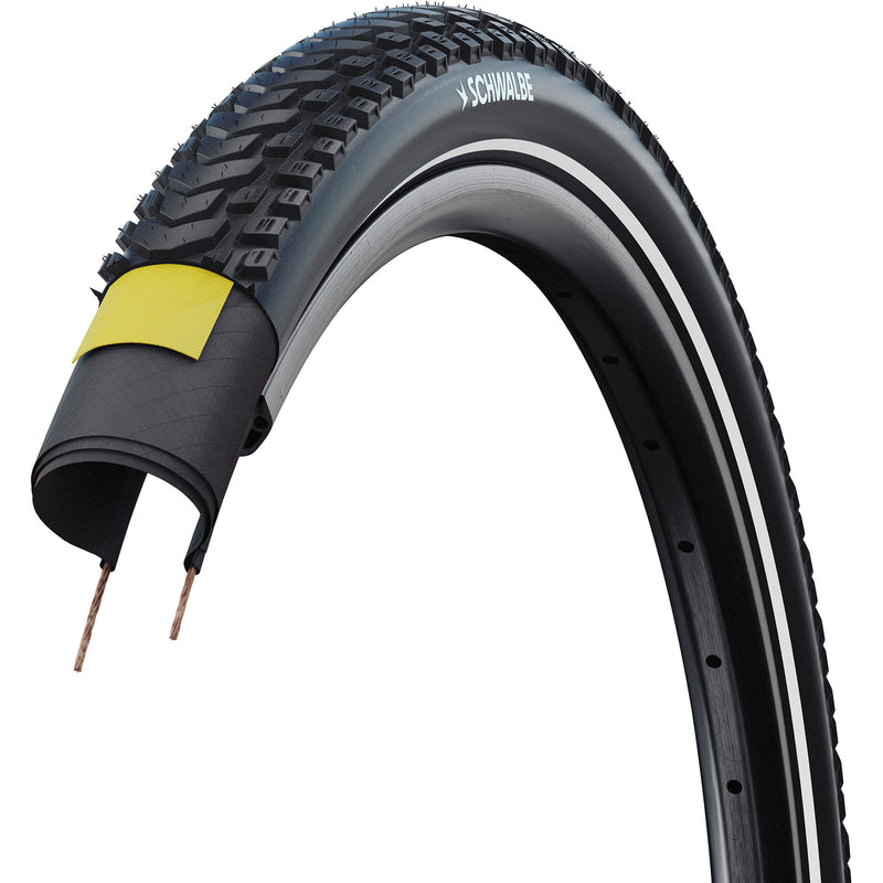 Afbeelding laden in galerijviewer, Schwalbe vouwband marathon mondial pro evo 62-584 +r zwart
