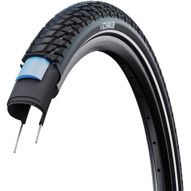 Afbeelding laden in galerijviewer, Schwalbe draadband marathon plus tour 40-622 +r zwart
