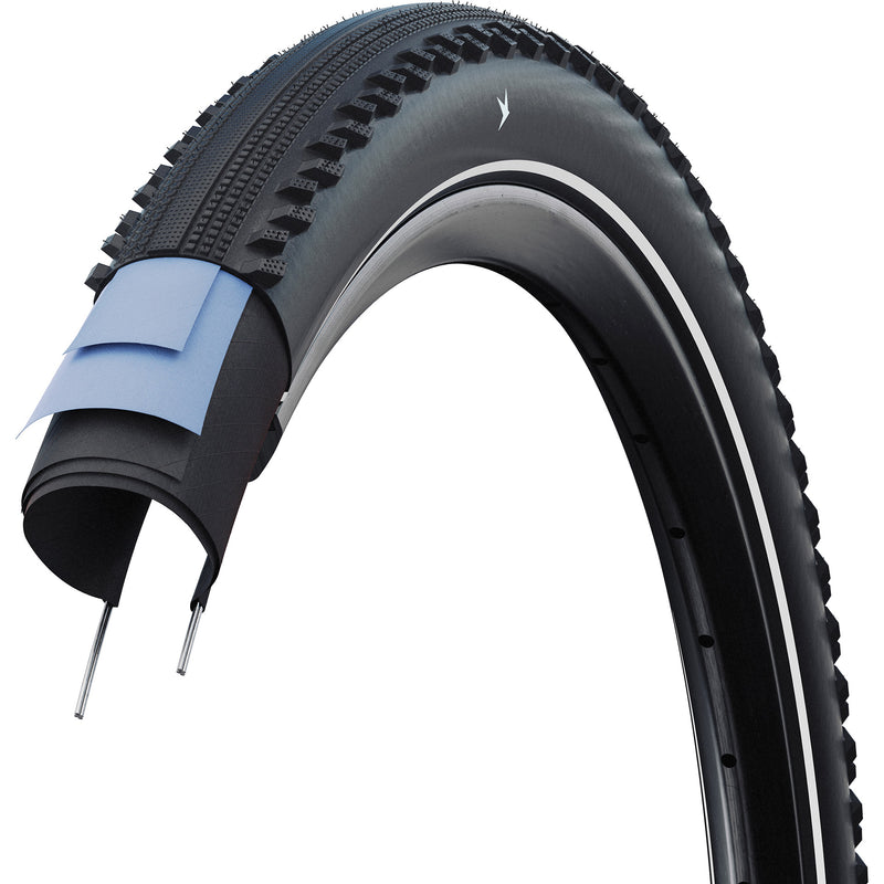 Afbeelding laden in galerijviewer, Schwalbe draadband motion hurricane 54-559 +r zwart
