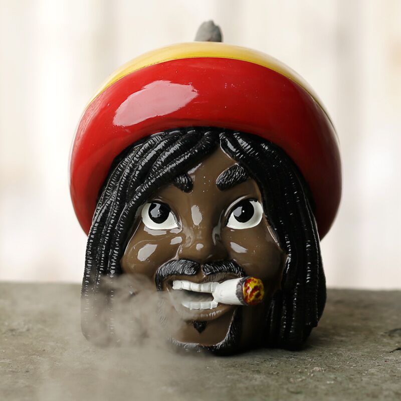 Afbeelding laden in galerijviewer, Rasta backflow wierookhouder

