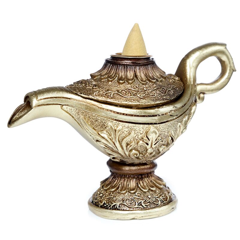 Afbeelding laden in galerijviewer, Magische lamp backflow wierookhouder
